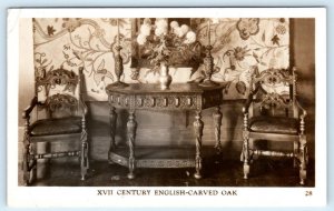 RPPC CHICAGO, IL ~ Advertising ALEXANDER H. REVELL Co. Oak Furniture  Postcard