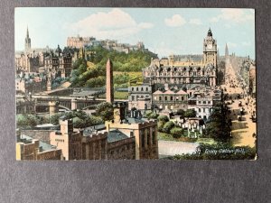 Edinburgh From Calton Hill Scotland Litho Postcard H1365085041