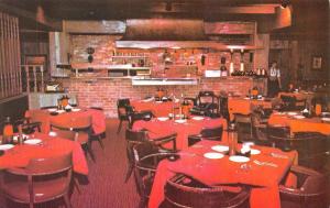 DALLAS, TX  Texas  MARRIOTT HOTEL Sirloin & Saddle Room  c1950's Chrome Postcard