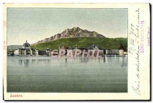 Old Postcard Luzern Switzerland