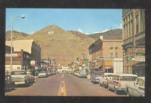 SALIDA COLORADO DOWNTOWN STREET SCENE 1950's CARS VINTAGE POSTCARD CO.