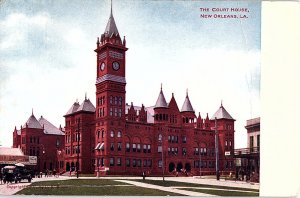 Postcard COURT HOUSE SCENE New Orleans Louisiana LA AI3381