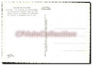 Modern Postcard Chateau de Chaumont The Construction Current Date eighteenth