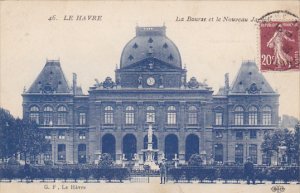 France Le Havre La Bourse et le Nouveau Jardin 1926