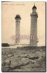 Old Postcard Lighthouse La Baule Off Lighthouse Pier