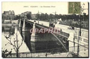 Old Postcard Clichy New Bridge