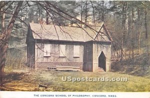 The Concord School of Philosophy - Massachusetts MA  