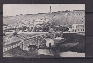 VICTORIA, GEELONG ??, BRIDGE, RIVER, BRICKWORKS, c1910 ppc., unused.