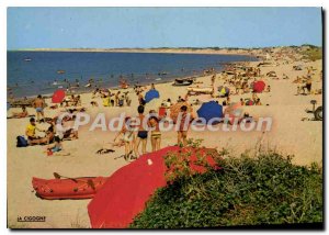 Postcard Modern Ile De Re On The Beach In La Conche