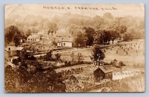 J87/ Moscow Ohio RPPC Postcard c1910 Home Residence St Clermont County 196