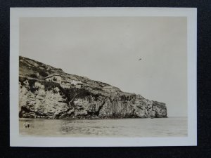 Cornwall ST. AGNES Cliffs and Houses c1930s Real Photographs 85mm x 65mm