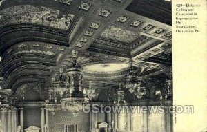 Elaborate Ceiling & Chandelier - Harrisburg, Pennsylvania