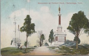 Postcard Monuments on Orchard Knob Chattanooga TN
