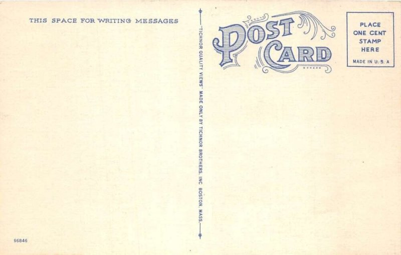 Jamestown New York Swanson's Drug Store Linen Vintage Postcard AA103675