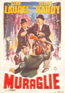 Laurel and Hardy Movie Poster Postcard