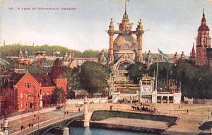 Sweden Old Vintage Antique Post Card Stockholm Unused