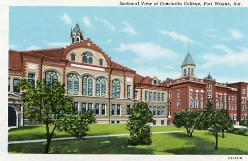 IN - Fort Wayne, Sectional View of Concordia College