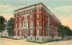 3 Postcards, Saint Joseph, Missouri, YMCA Building 