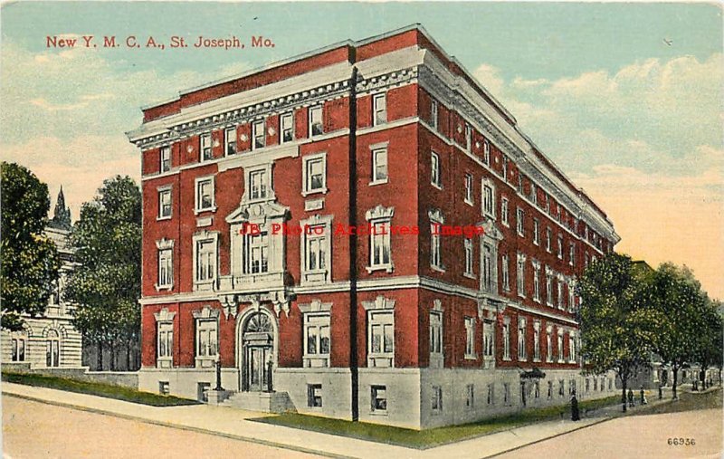 3 Postcards, Saint Joseph, Missouri, YMCA Building 