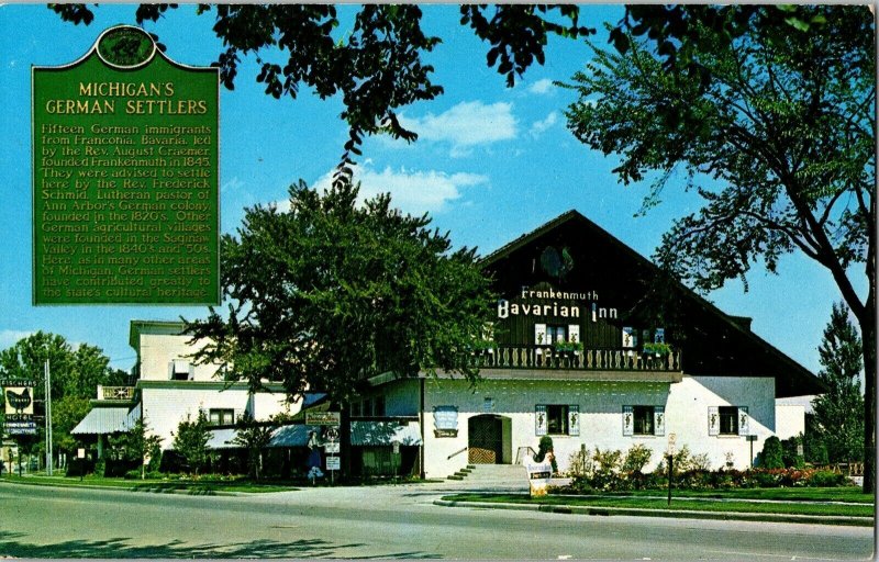 Frankenmuths Bavarian Inn Michigan New America Postcard Saginaw US23 Flint US 10 