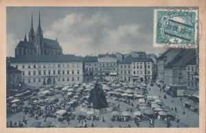 B78575 brunn brno krautmarkt  czech republic  scan front/back image