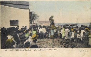 Gambia Bathurst native amusements at Christmas 1915 