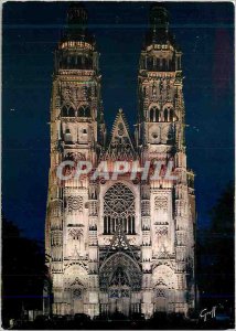 Old Postcard In Touraine turns (Indre et Loire) 371 562 cathedral