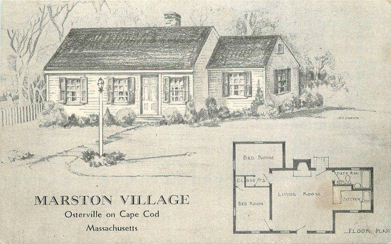 1930s Real Estate Development Marston Village Cape Cod Massachusetts 7690