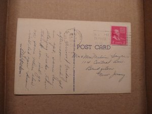 1940's Round Lake, St. Petersburg, Florida Linen Postcard