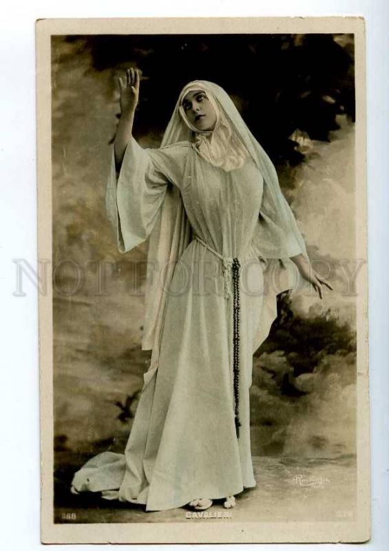 216085 CAVALIERI Italian OPERA Singer NUN old PHOTO REUTLINGER