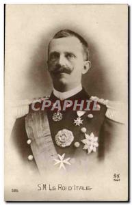 Old Postcard His Majesty King d & # 39Italie