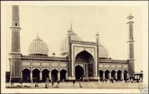 india, DELHI, Shah-Jahan Mosque, Islam (1930s) RPPC