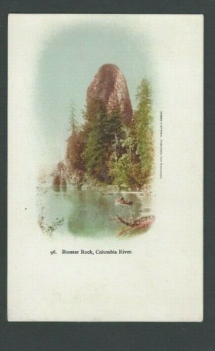 Ca 1906 PPC Oregon Rooster Rock Columbia River UDB Mint 