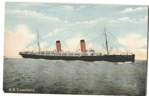 Postcard Ship S.S. Campania