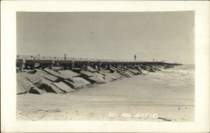 Del Mar Jetties Cali or Maryland? Real Photo Postcard