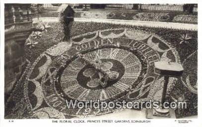 Floral Clock, Princes Street Gardens Edinburgh UK, England, Great Britain Unu...