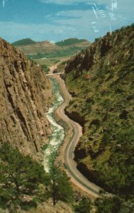 Colorado, 1956 Narrows, Big Thompson Canyon Rocky Mtn. National Park, Postcard