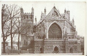 Devon Postcard - Exeter Cathedral - West Front - TZ11766