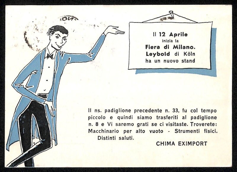 ab1847 - VINTAGE POSTCARD - MILAN City : Advertising  -
