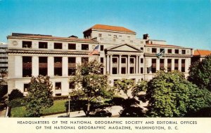 Washington, D.C.   NATIONAL GEOGRAPHIC SOCIETY Offices & Magazine HQ  Postcard