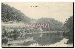 Old Postcard Auvergne La Bourboule Dam Lake