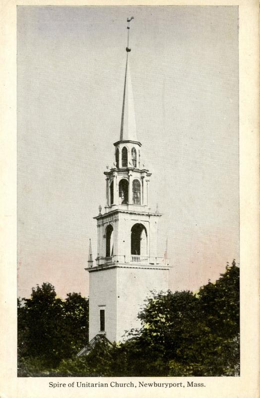 MA - Newburyport. Unitarian Church Spire