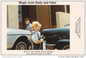 California San Diego Magic Auto Body and Paint Advertising