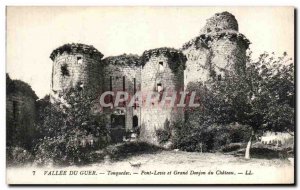 Old Postcard Vallee Du Pont Guer Tonquedec Leuis and Grand Chateau du Donjon