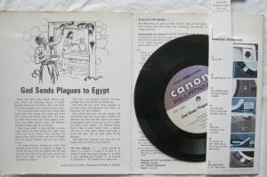 Vintage God Sends Plagues To Egypt Canon Bible Program For GE Show N Tell 1966