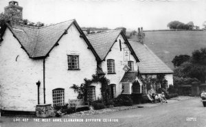 RPPC The West Arms, Llanarmon Dyffryn Ceiriog, Wales, UK c1950s Vintage Postcard