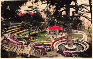 Camp John Hay Philippines Amphitheatre Tinted Real Photo Postcard JE359645