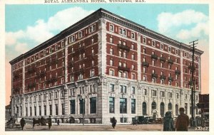 Vintage Postcard 1920's View of Royal Alexandra Hotel Winnipeg Manitoba Canada