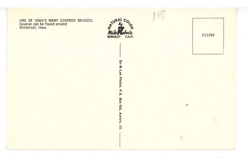 IA - Winterset Area.  Covered Bridge