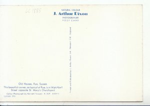 Sussex Postcard - Old Houses - Rye - Ref 9487A